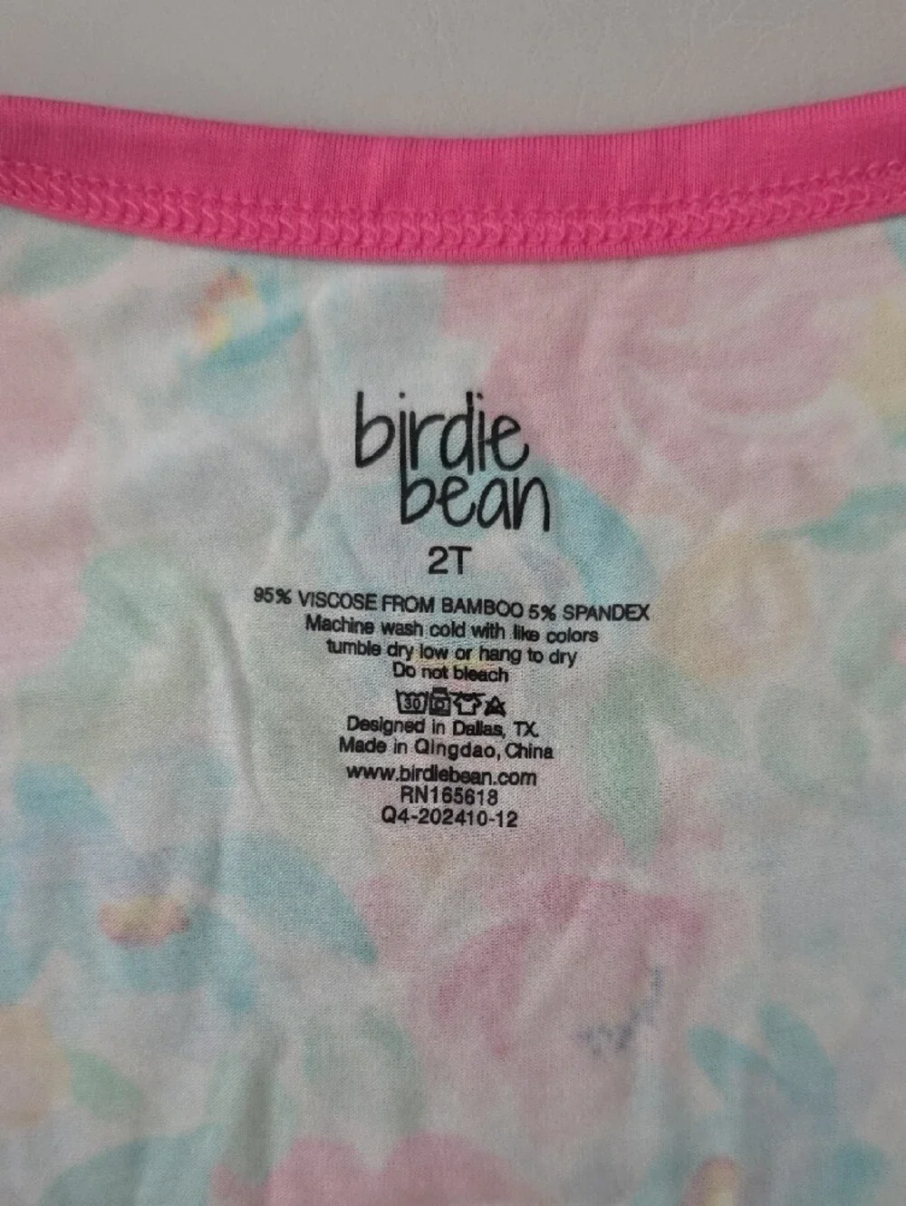 (NWOT) Birdie Bean Trinity Ruffle Cap Sleeve Romper - Size 2T